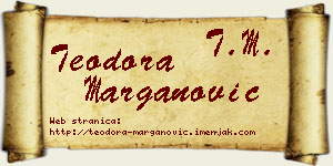 Teodora Marganović vizit kartica